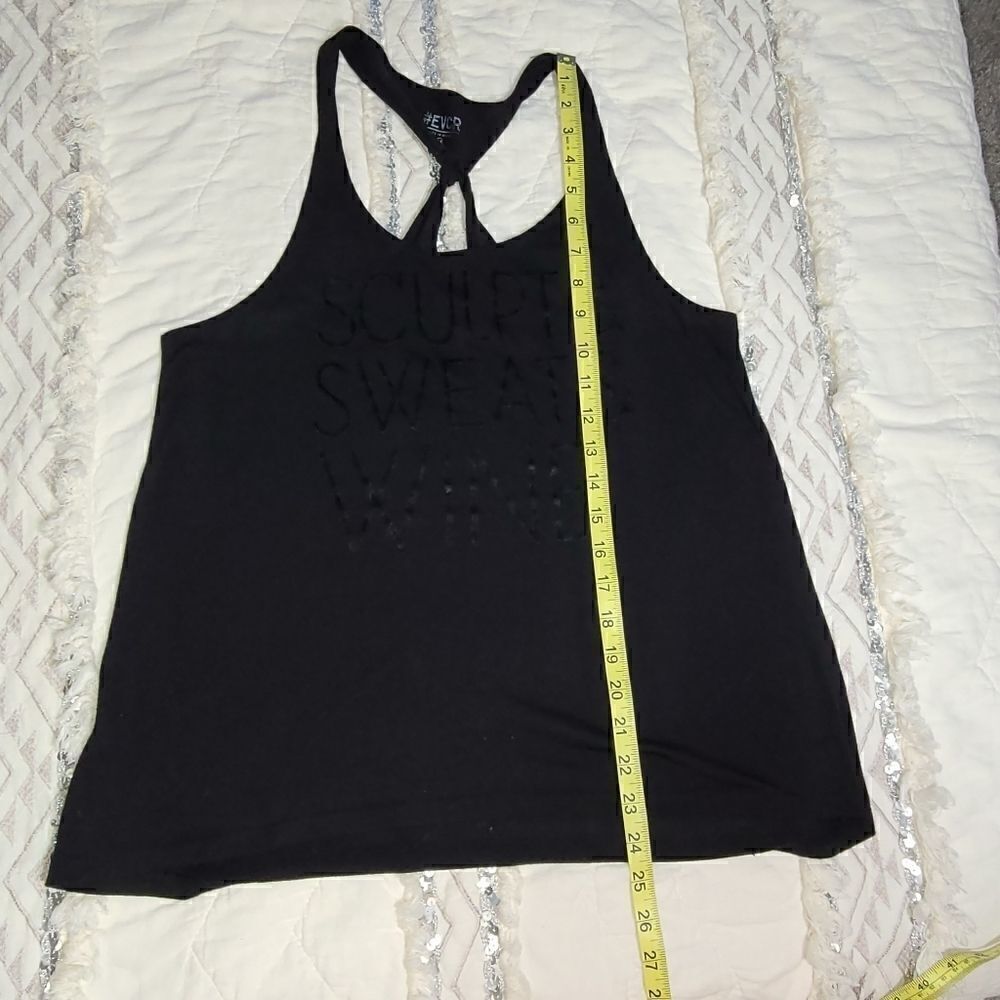EVCR "Sculpt & Sweat & Wine" workout top - Picture 6 of 7